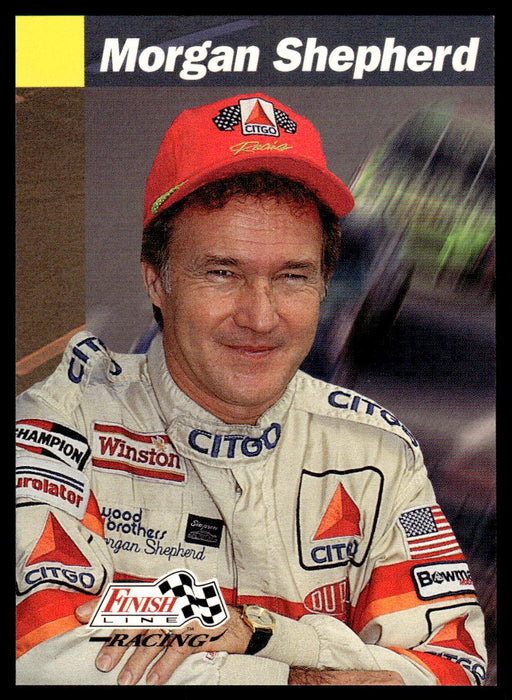 Morgan Shepherd 1993 Pro Set Finish Line Racing Base Front of Card