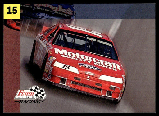 Geoff Bodine 1993 Pro Set Finish Line Racing Base Front of Card