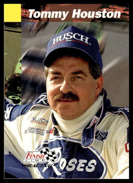 Tommy Houston 1993 Pro Set Finish Line Racing Base Front of Card