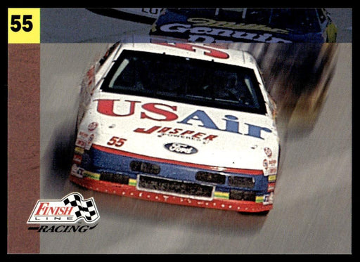 Ted Musgrave 1993 Pro Set Finish Line Racing Base Front of Card