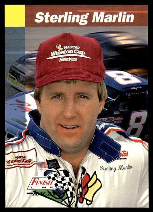 Sterling Marlin 1993 Pro Set Finish Line Racing Base Front of Card