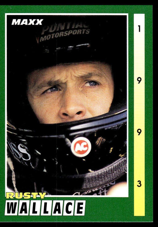 Rusty Wallace 1993 Maxx Race Cards Base Front of Card