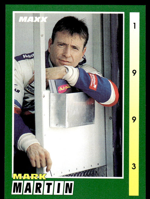 Mark Martin 1993 Maxx Race Cards Base Front of Card