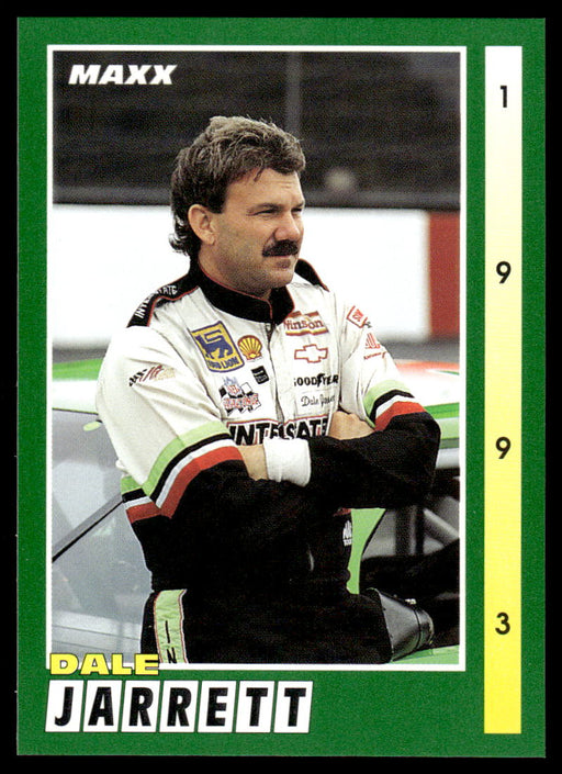 Dale Jarrett 1993 Maxx Race Cards Base Front of Card