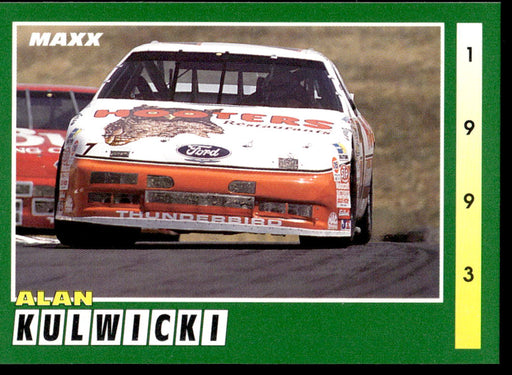 Alan Kulwicki 1993 Maxx Race Cards Base Front of Card