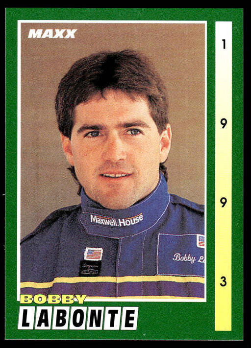 Bobby Labonte 1993 Maxx Race Cards Base Front of Card