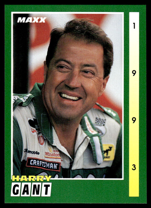 Harry Gant 1993 Maxx Race Cards Base Front of Card