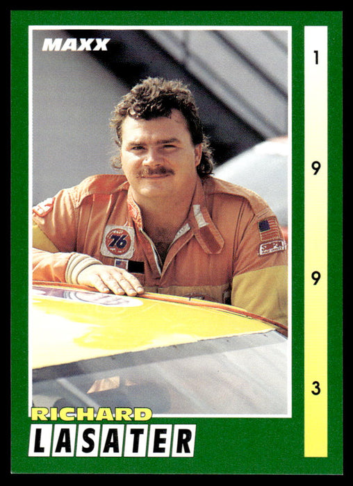 Richard Lasater 1993 Maxx Race Cards Base Front of Card