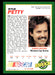 Kyle Petty 1993 Maxx Race Cards Base Back of Card