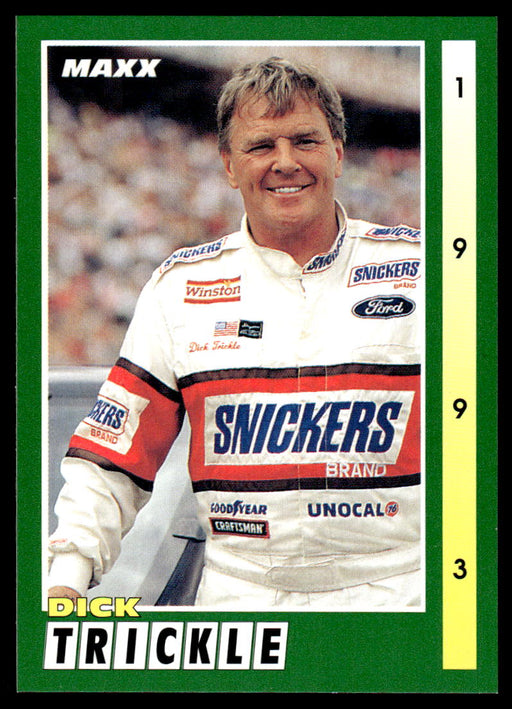 Dick Trickle 1993 Maxx Race Cards Base Front of Card