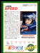 Lake Speed 1993 Maxx Race Cards Base Back of Card