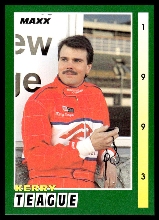 Kerry Teague 1993 Maxx Race Cards Base Front of Card