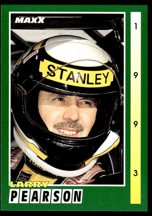 Larry Pearson 1993 Maxx Race Cards Base Front of Card