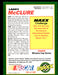 Larry McClure 1993 Maxx Race Cards Base Back of Card