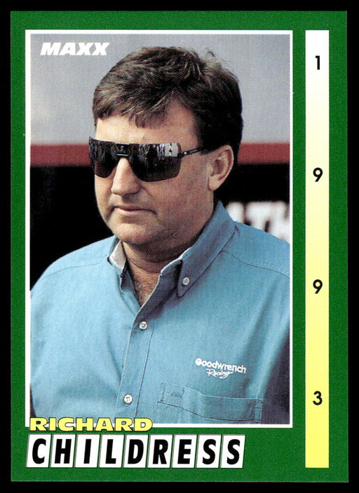 Richard Childress 1993 Maxx Race Cards Base Front of Card