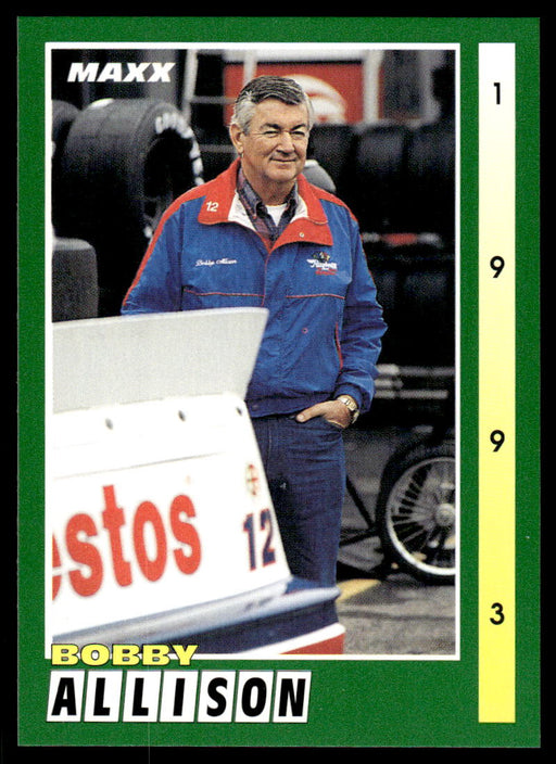 Bobby Allison 1993 Maxx Race Cards Base Front of Card