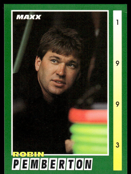 Robin Pemberton 1993 Maxx Race Cards Base Front of Card