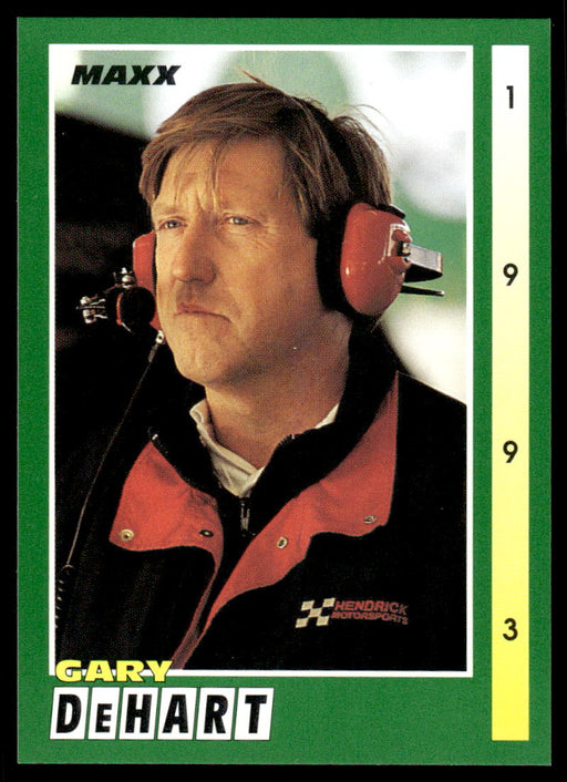 Gary DeHart 1993 Maxx Race Cards Base Front of Card