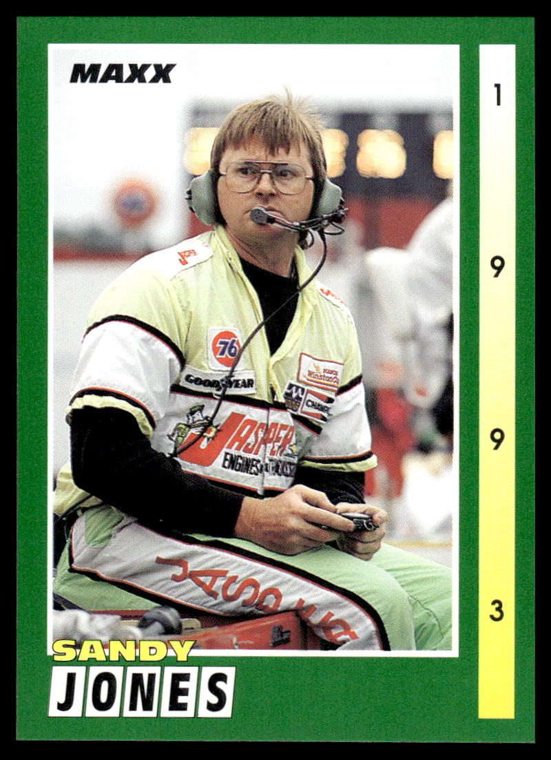 Sandy Jones 1993 Maxx Race Cards # 161 Base — Collectible Craze America