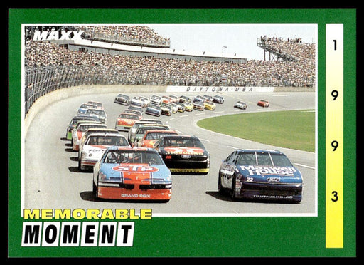 Pepsi 400 - Daytona 1993 Maxx Race Cards Base Front of Card