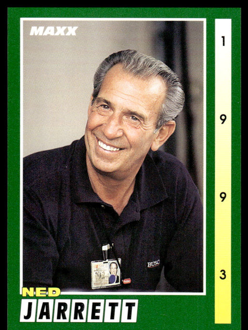 Ned Jarrett 1993 Maxx Race Cards Base Front of Card