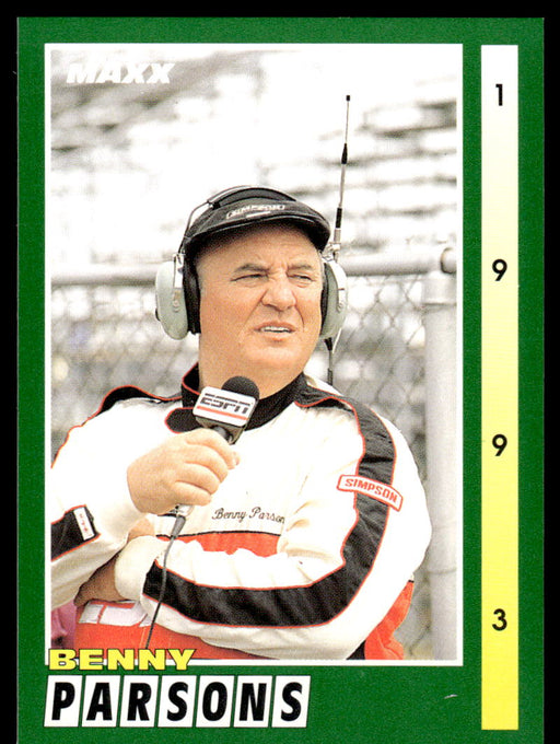 Benny Parsons 1993 Maxx Race Cards Base Front of Card