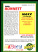 Neil Bonnett 1993 Maxx Race Cards Base Back of Card