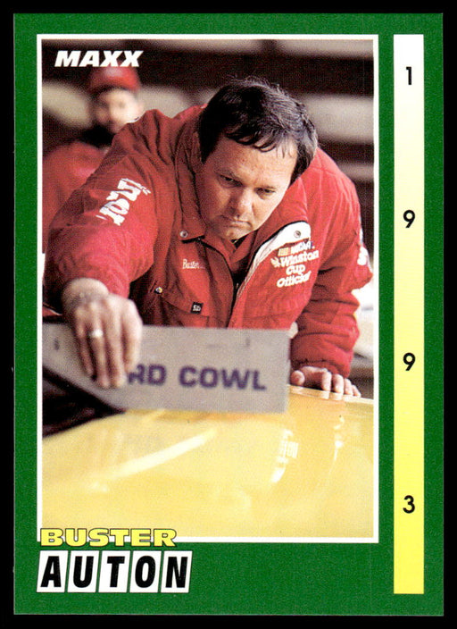 Butch Auton 1993 Maxx Race Cards Base Front of Card