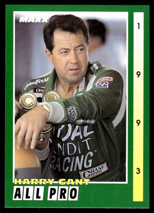 Harry Gant 1993 Maxx Race Cards Base Front of Card