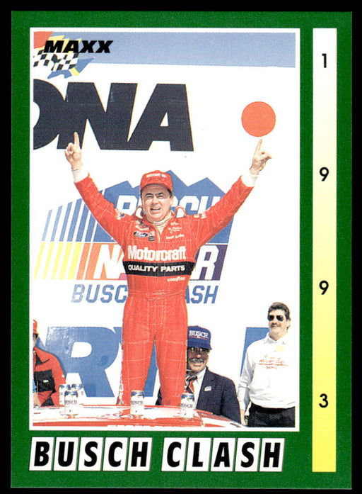 Geoff Bodine 1993 Maxx Race Cards Base Front of Card