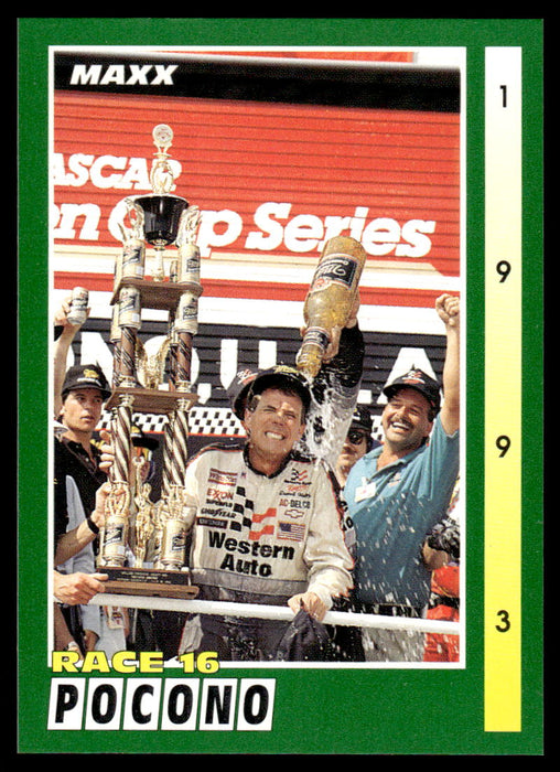 Darrell Waltrip 1993 Maxx Race Cards Base Front of Card