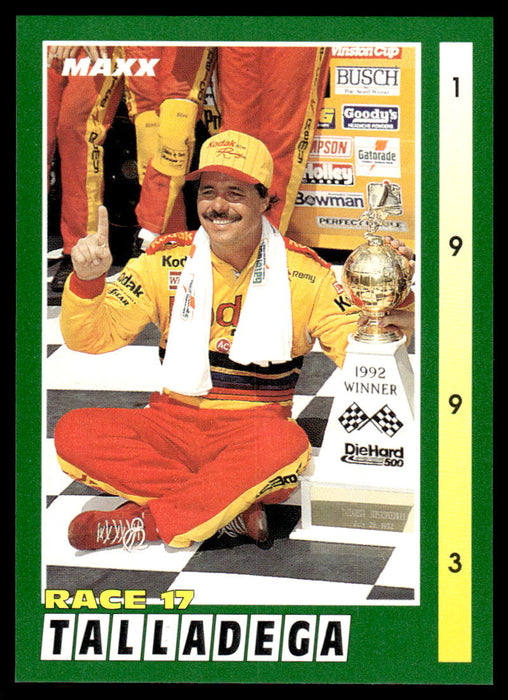 Ernie Irvan 1993 Maxx Race Cards Base Front of Card