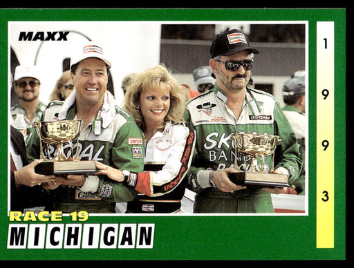 Harry Gant 1993 Maxx Race Cards Base Front of Card