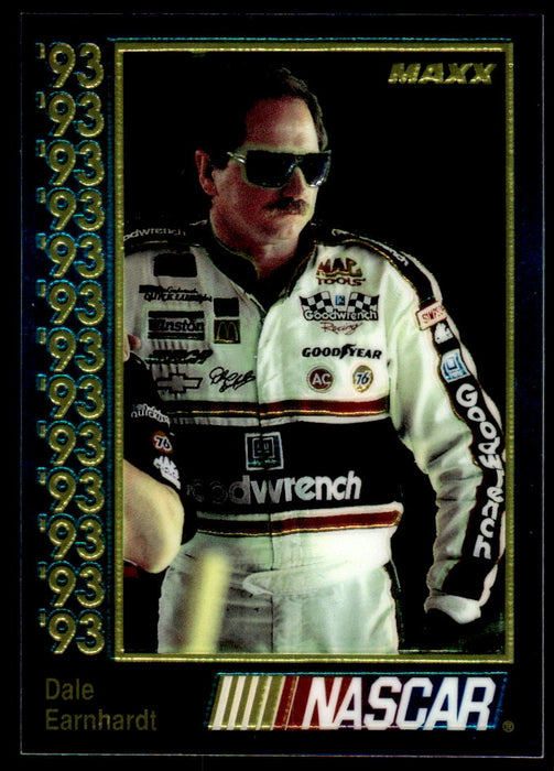 Dale Earnhardt 1993 Maxx Premier Plus Base Front of Card