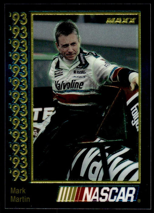 Mark Martin 1993 Maxx Premier Plus Base Front of Card