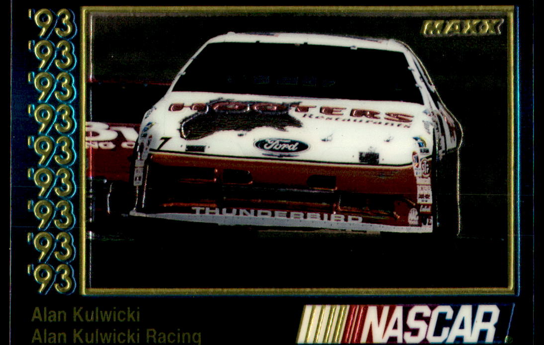 Alan Kulwicki 1993 Maxx Premier Plus Base Front of Card