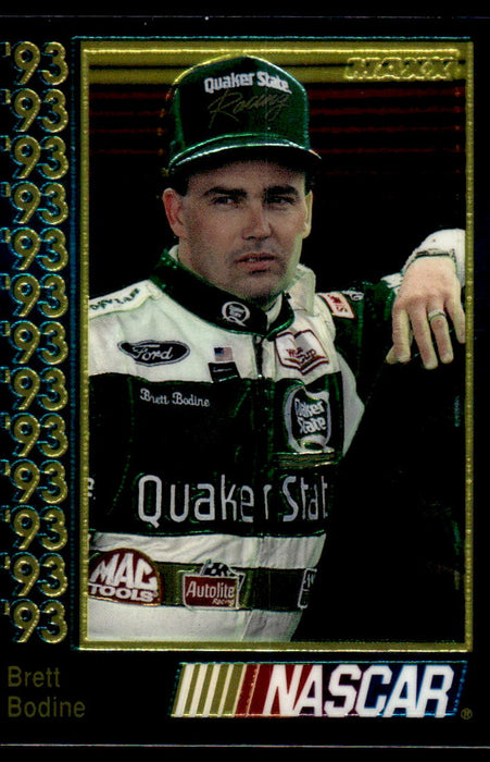 Brett Bodine 1993 Maxx Premier Plus Base Front of Card