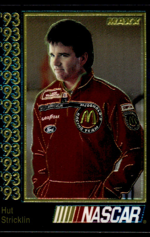 Hut Stricklin 1993 Maxx Premier Plus Base Front of Card