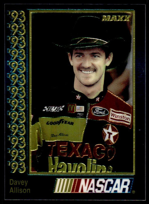 Davey Allison 1993 Maxx Premier Plus Base Front of Card