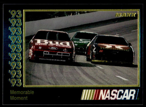 Davey Allison 1993 Maxx Premier Plus Base Front of Card