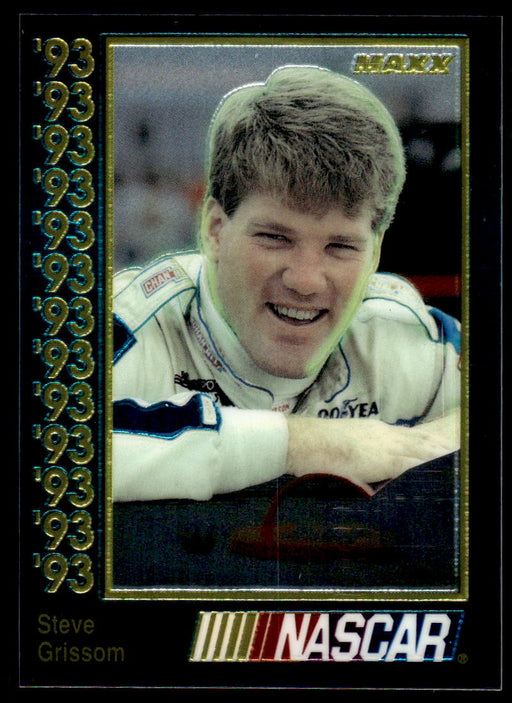 Steve Grissom 1993 Maxx Premier Plus Base Front of Card