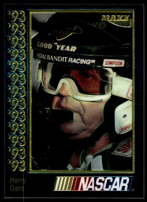 Harry Gant 1993 Maxx Premier Plus Base Front of Card