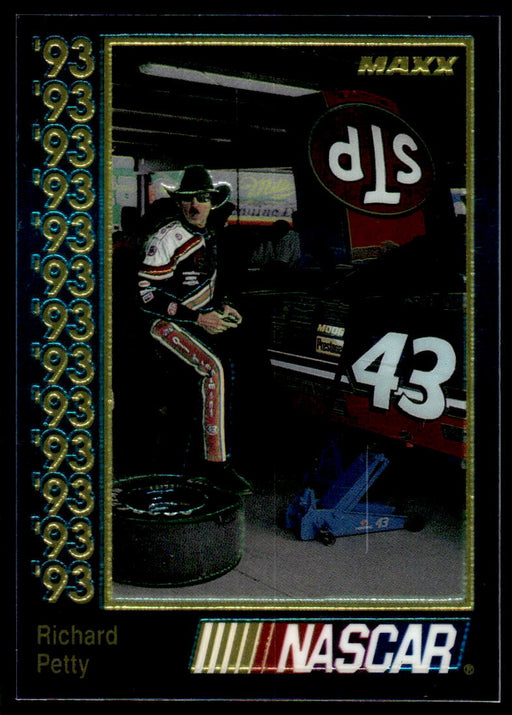 Richard Petty 1993 Maxx Premier Plus Base Front of Card