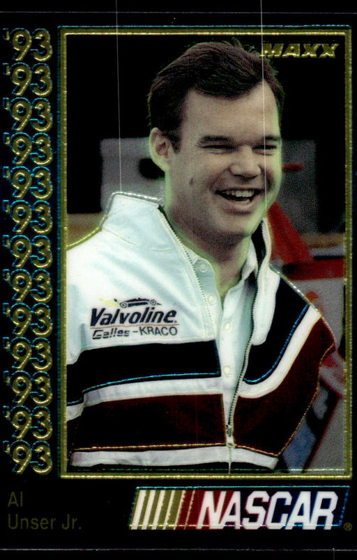 Al Unser Jr. 1993 Maxx Premier Plus Base Front of Card