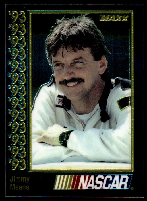 Jimmy Means 1993 Maxx Premier Plus Base Front of Card