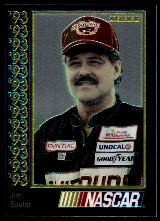 Jim Sauter 1993 Maxx Premier Plus Base Front of Card