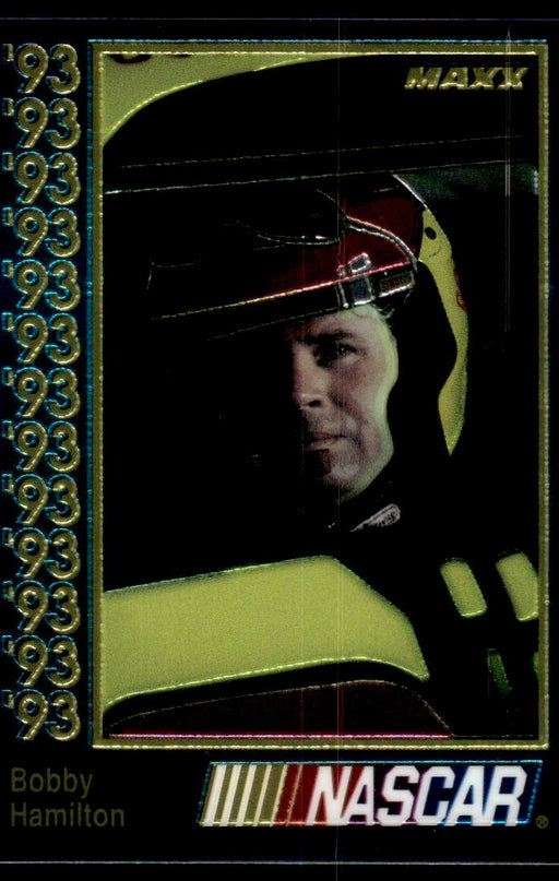 Bobby Hamilton 1993 Maxx Premier Plus Base Front of Card