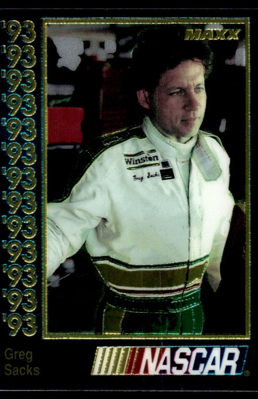 Greg Sacks 1993 Maxx Premier Plus Base Front of Card