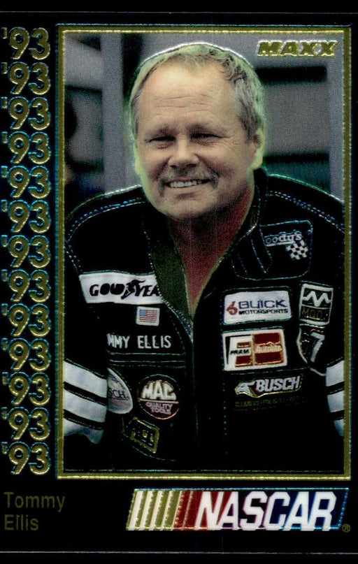 Tommy Ellis 1993 Maxx Premier Plus Base Front of Card