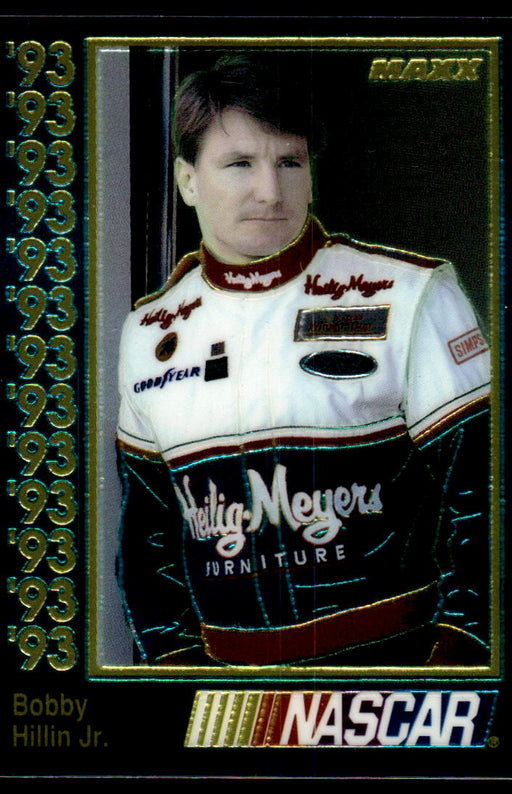 Bobby Hillin Jr. 1993 Maxx Premier Plus Base Front of Card